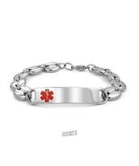 7&quot; Blank Engravable Stainless Steal Mariner Link Chain Medical ID Alert ... - $38.96 CAD