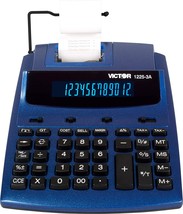 Victor 12253A Two-Color Printing Calculator, Blue/Red Print, 3 Lines/Sec, - £67.05 GBP