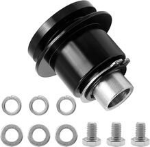 360° Steering Wheel Quick Release Disconnect Hub Kit Black With Bolts &amp; ... - $31.34