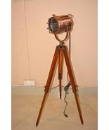 Copper Antique Floor Lamp With Tripod Searchlight Modern Floor Standing ... - £98.66 GBP