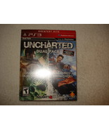 Uncharted Dual Pack Playstation 3 PS3 Drake&#39;s Fortune &amp; Among Thieves Br... - $456.94 MXN