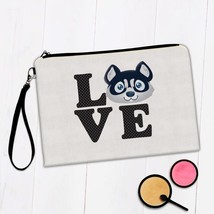 Love Husky : Gift Makeup Bag Siberian Dog Wolf Pet Canine Pets Dogs - £9.48 GBP+