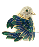 HUGE Hummingbird 5 1/2&quot; Crystals Pin - $752.67 MXN