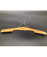 Vintage Hand-Painted Folding Wooden Hanger w/ Lint Brush Japan Miami Flo... - $7.92