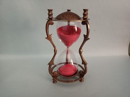 Vintage Brass Sand Timer Antique Maritime Hourglass Home Decor &amp; Gift Na... - $69.27