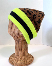 Unisex Fashion Warm Winter Cap Hat Beanie Knit Leopard Print Thick Soft #N For G - £20.71 GBP