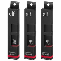 3 X elf / e.l.f. Moisturizing Lipstick Red Carpet 82640 Net Wt. 0.11 oz ... - £10.35 GBP