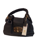 Dasein Femme Sac Bandoulière Hobo Sacs Poignée en Haut Fermeture Éclair Noir - £46.71 GBP