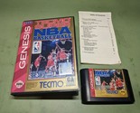 Tecmo Super NBA Basketball Sega Genesis Complete in Box - $9.89