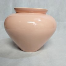 Vintage Royal Haeger Large Vase Pink 4328 8&quot; Tall x 9 1/2&quot; Wide 1985 - £34.33 GBP