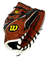 Wilson A500 Baseball Glove 11.5&quot; Brown Ecco Leather RHT - $35.06