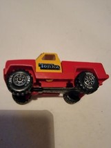 Vintage TONKA Toy Truck Pick Up 4&quot; Red &amp; Yellow Made in USA 1978 Collect... - $21.04