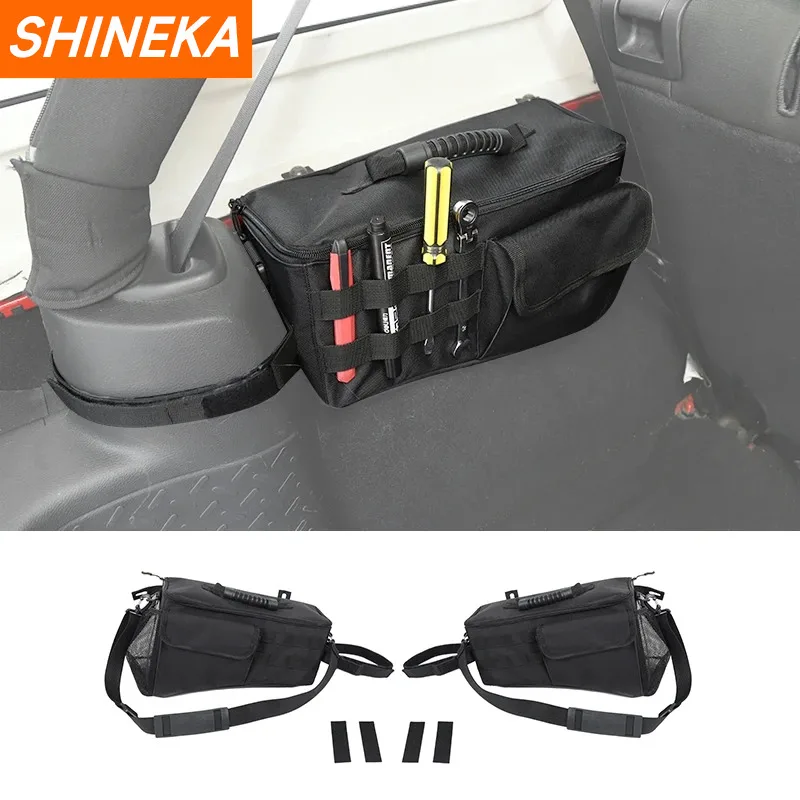 SHINEKA Stowing Tidying For Jeep Wrangler JK 4-Doors Car Trunk Side Storage Bag - £44.42 GBP+