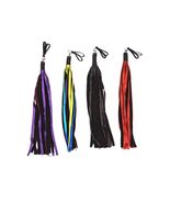 Metallic Leather Swivel Floggers, Half Inch Falls - $65.00
