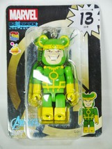 Medicom Toy Bearbrick Be@rbrick 100% MARVEL Comic Avengers Thor - Loki - £27.86 GBP