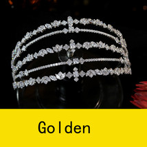 Fashion Tiaras Wedding Hair Accessories Bridal Hair Band Headdress High ... - £80.58 GBP