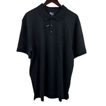 Boca Black Short Sleeve 3 Button Polo Size Large New - £8.55 GBP