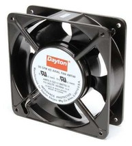 Dayton 4Wt49 Axial Fan, Square, 115V Ac, 1 Phase, 55 Cfm, 4 11/16 In W. - £25.85 GBP