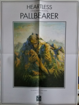 Heartless By Pallbearer 24&quot; X 18&quot; Poster, Folded In 4 Squares, New - £12.47 GBP