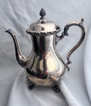 Vtg Wilcox International Silver USA Du Barry Floral 7601 Footed Coffee Pot - £31.81 GBP