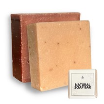 Natural Handmade Unisex Soap Bars 2 pack Organic Shea Butter Oatmeal Goat&#39;s Milk - £28.71 GBP