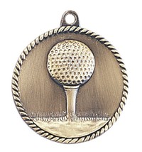 Golf Medal Award Trophy With Free Lanyard HR725 School Team Sports - $0.99+