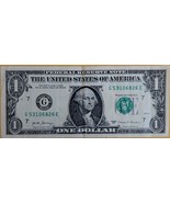 US$1 Fancy Serial Number 2017 Ink Smears, Over Inked #3,1 - €9,60 EUR