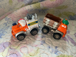 Lot of 2 Tonka Maisto Hasbro &amp; Chevron Diecast Mini Trucks Metal! Early ... - £9.68 GBP