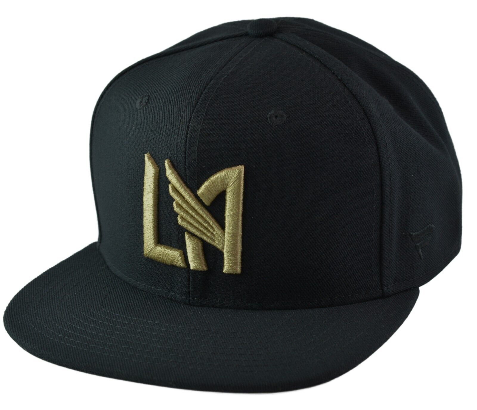 Los Angeles FC MLS Soccer Black LAFC Flat Bill Snapback Hat by Fanatics