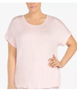 DKNY Plus Size Petal-Back Chiffon-Panel Top ,Size 2X - €27,12 EUR