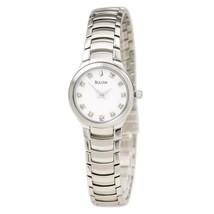 Bulova 11 Diamond Quartz Women Watch 96P20 - £146.29 GBP