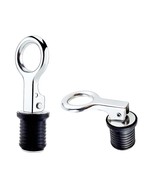 2Pc 1&quot; Drain Plug Rubber Stainless Steel Snap Flip Boat Hull Livewell Dr... - $28.99