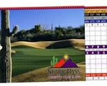 Starr Pass Country Club Golf Score Tucson Arizona Rattler Coyote Roadrunner - $17.80