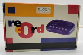 *B4) Red - Swatch Telecom Record Retro Digital Answering Machine - Sangria - $59.39