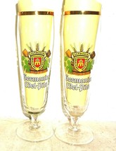 2 Brauerei Germania +1980 Munster Edel Pils German Beer Glasses - £7.82 GBP