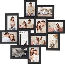 Photo Frame Collage, 12 Photo Frames 10 x 15 cm, Photo Frames for Wall, RPF22BK - £79.13 GBP