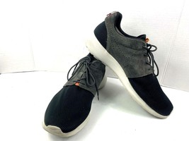 Nike Sneaker Men 14M Rosherun Running Shoes Black grey Suede Athletic 51... - $27.54