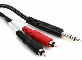 Hosa TRS-202 1/4&quot; TRS to Dual RCA Insert Cable, 2 Meters - $11.66+