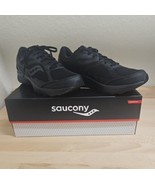 Saucony Men&#39;s Cohesion 14 Running Shoes All Black NIB 11.5 - £45.84 GBP