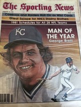 The Sporting News George Brett Man Of Year Kansas City Royals January 10 1981 - £11.61 GBP