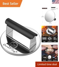 Healthier Cooking Made Easy: 2lb Burger Press with Silicone Handle for G... - $980.80 MXN