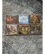 Iron Maiden CD Lot 6 Killers, Piece Of Mind, Best Of, Number Of The Beas... - $56.09