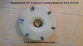 16&quot; Diamabrush Concrete Coating Removal Tool 25 Grit - £290.53 GBP