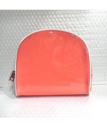 Marc Jacobs Makeup Bag Case Cream Orange Zipper 7&quot; x 7&quot; x 3&quot; - £15.12 GBP