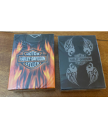 Harley Davidson Playing Cards Black and Orange- 2 Packs - New/Sealed - $9.85