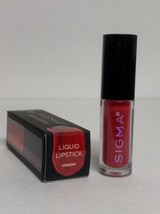 Sigma Beauty &quot;Venom&quot; Blood-Red Liquid Lipstick Travel Size 0.05 Oz/1.4 G - $8.89