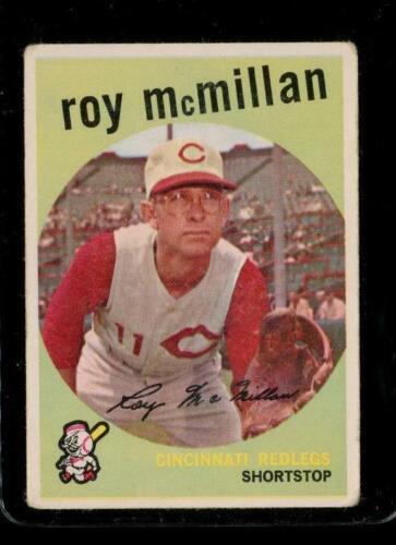 Primary image for Vintage BASEBALL Card TOPPS 1959 #405 ROY MCMILLAN Cincinnati Redlegs SS WB
