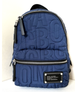 New Marc Jacobs Quilted Nylon Backpack Azure Blue - $111.51