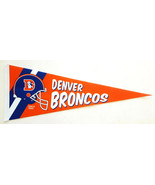 Vtg NFL Football Pennant-Denver Broncos-30&quot; Banner-Since 1960-Old School... - £17.47 GBP