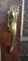 Vintage Ornate Brass Entry Door Knob BackPlate Door Hardware Set Dexter - $2,822.32 MXN